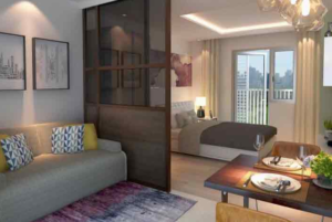 Park McKinley West Dressed Up Model Bedroom