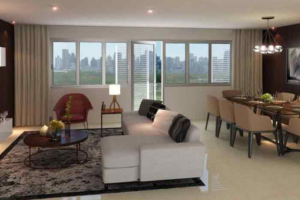 Park McKinley West Dressed Up Model Living Room